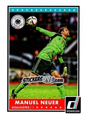 Sticker Manuel Neuer - Donruss Soccer 2015 - Panini