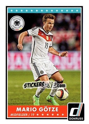 Sticker Mario Gotze - Donruss Soccer 2015 n. PV-46 - Panini