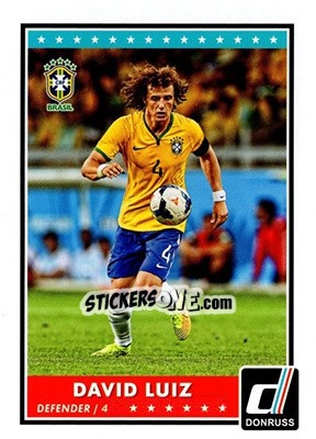 Sticker David Luiz - Donruss Soccer 2015 - Panini