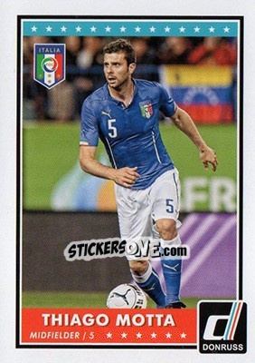 Sticker Thiago Motta - Donruss Soccer 2015 n. PV-56 - Panini