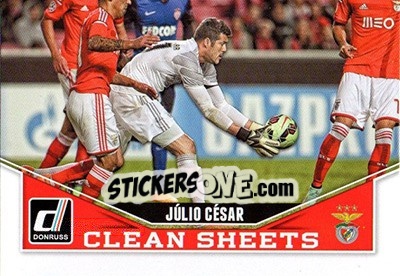 Sticker Julio Cesar - Donruss Soccer 2015 n. CS-7 - Panini