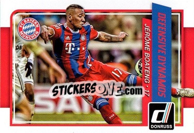 Sticker Jerome Boateng - Donruss Soccer 2015 n. DD-3 - Panini