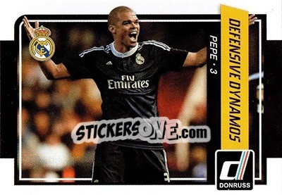 Sticker Pepe - Donruss Soccer 2015 n. DD-8 - Panini