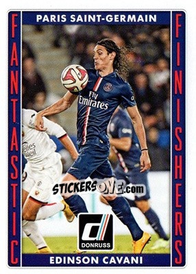 Sticker Edinson Cavani - Donruss Soccer 2015 n. FF-5 - Panini