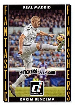 Sticker Karim Benzema - Donruss Soccer 2015 n. FF-7 - Panini