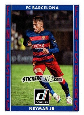 Sticker Neymar Jr - Donruss Soccer 2015 n. FF-10 - Panini