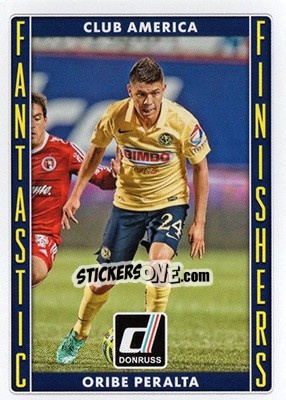Sticker Oribe Peralta - Donruss Soccer 2015 n. FF-11 - Panini