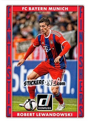 Sticker Robert Lewandowski - Donruss Soccer 2015 - Panini