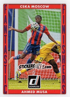 Sticker Ahmed Musa - Donruss Soccer 2015 n. FF-13 - Panini