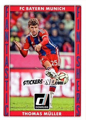 Sticker Thomas Muller - Donruss Soccer 2015 - Panini