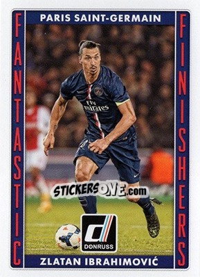 Sticker Zlatan Ibrahimovic - Donruss Soccer 2015 n. FF-15 - Panini