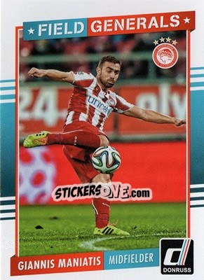 Sticker Giannis Maniatis - Donruss Soccer 2015 n. FG-4 - Panini