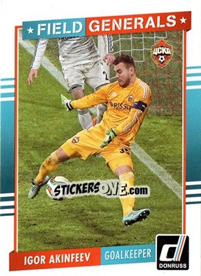 Sticker Igor Akinfeev - Donruss Soccer 2015 - Panini