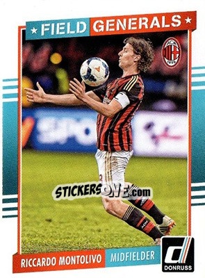 Sticker Riccardo Montolivo - Donruss Soccer 2015 - Panini