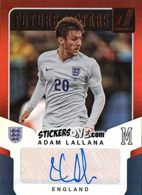 Sticker Adam Lallana - Donruss Soccer 2015 n. FSS-5 - Panini