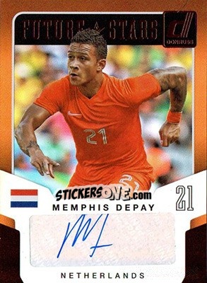 Sticker Memphis Depay - Donruss Soccer 2015 n. FSS-11 - Panini