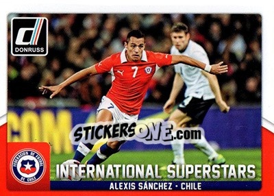 Sticker Alexis Sanchez - Donruss Soccer 2015 - Panini