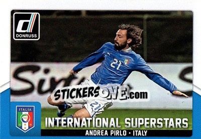 Sticker Andrea Pirlo - Donruss Soccer 2015 n. IS-2 - Panini