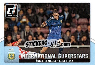 Sticker Angel Di Maria - Donruss Soccer 2015 n. IS-3 - Panini