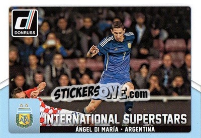 Sticker Angel Di Maria - Donruss Soccer 2015 - Panini