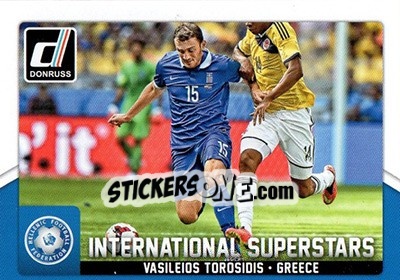 Sticker Vasilis Torosidis - Donruss Soccer 2015 n. IS-6 - Panini