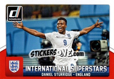 Sticker Daniel Sturridge - Donruss Soccer 2015 n. IS-8 - Panini
