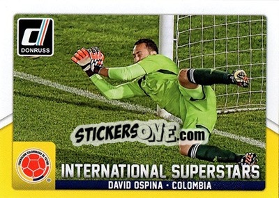 Sticker David Ospina - Donruss Soccer 2015 n. IS-10 - Panini