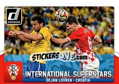 Sticker Dejan Lovren - Donruss Soccer 2015 n. IS-12 - Panini