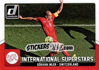 Sticker Gokhan Inler - Donruss Soccer 2015 - Panini