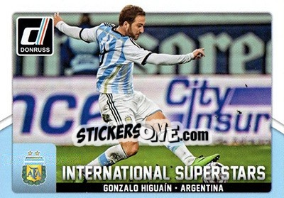 Sticker Gonzalo Higuain - Donruss Soccer 2015 n. IS-19 - Panini