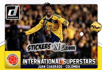 Figurina Juan Cuadrado - Donruss Soccer 2015 - Panini