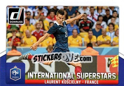 Sticker Laurent Koscielny - Donruss Soccer 2015 n. IS-24 - Panini