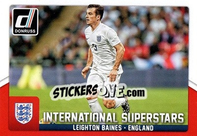 Sticker Leighton Baines - Donruss Soccer 2015 n. IS-25 - Panini