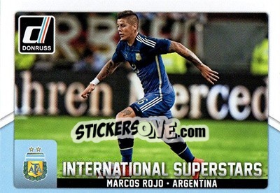 Sticker Marcos Rojo - Donruss Soccer 2015 n. IS-26 - Panini