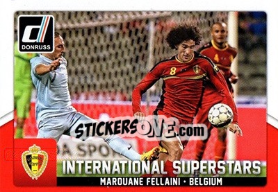 Sticker Marouane Fellaini - Donruss Soccer 2015 n. IS-28 - Panini