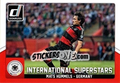 Sticker Mats Hummels - Donruss Soccer 2015 n. IS-30 - Panini