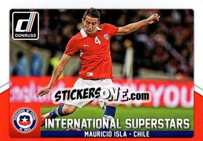 Sticker Mauricio Isla - Donruss Soccer 2015 n. IS-31 - Panini