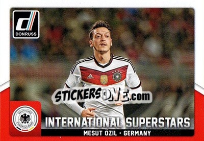 Sticker Mesut Ozil - Donruss Soccer 2015 n. IS-32 - Panini