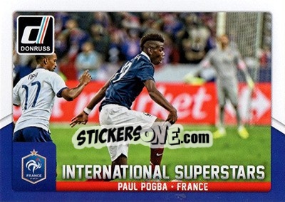 Sticker Paul Pogba - Donruss Soccer 2015 n. IS-38 - Panini