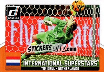 Sticker Tim Krul - Donruss Soccer 2015 n. IS-46 - Panini