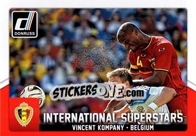 Sticker Vincent Kompany - Donruss Soccer 2015 n. IS-47 - Panini