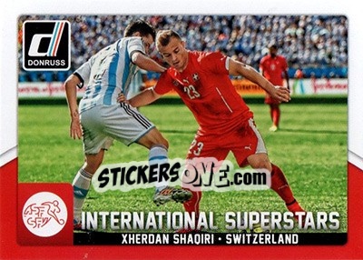 Sticker Xherdan Shaqiri - Donruss Soccer 2015 - Panini