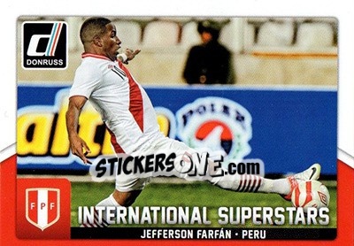 Sticker Jefferson Farfan - Donruss Soccer 2015 - Panini