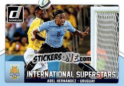 Sticker Abel Hernandez - Donruss Soccer 2015 n. IS-52 - Panini