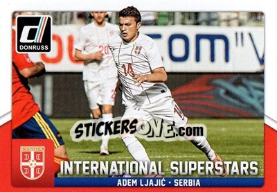 Sticker Adem Ljajic - Donruss Soccer 2015 n. IS-53 - Panini
