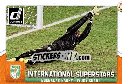 Sticker Boubacar Barry - Donruss Soccer 2015 n. IS-54 - Panini