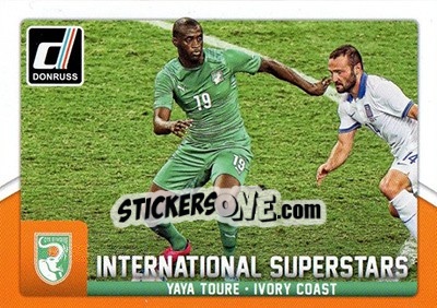 Sticker Yaya Toure - Donruss Soccer 2015 n. IS-57 - Panini