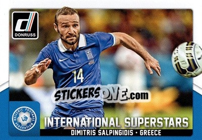 Sticker Dimitris Salpingidis - Donruss Soccer 2015 - Panini