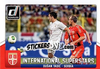 Sticker Dusan Tadic - Donruss Soccer 2015 n. IS-63 - Panini