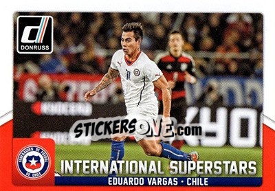 Sticker Eduardo Vargas - Donruss Soccer 2015 - Panini